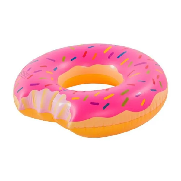 Boia Inflavel Especial Gigante Redonda Donut Rosa Belfix 151700 - Rosa