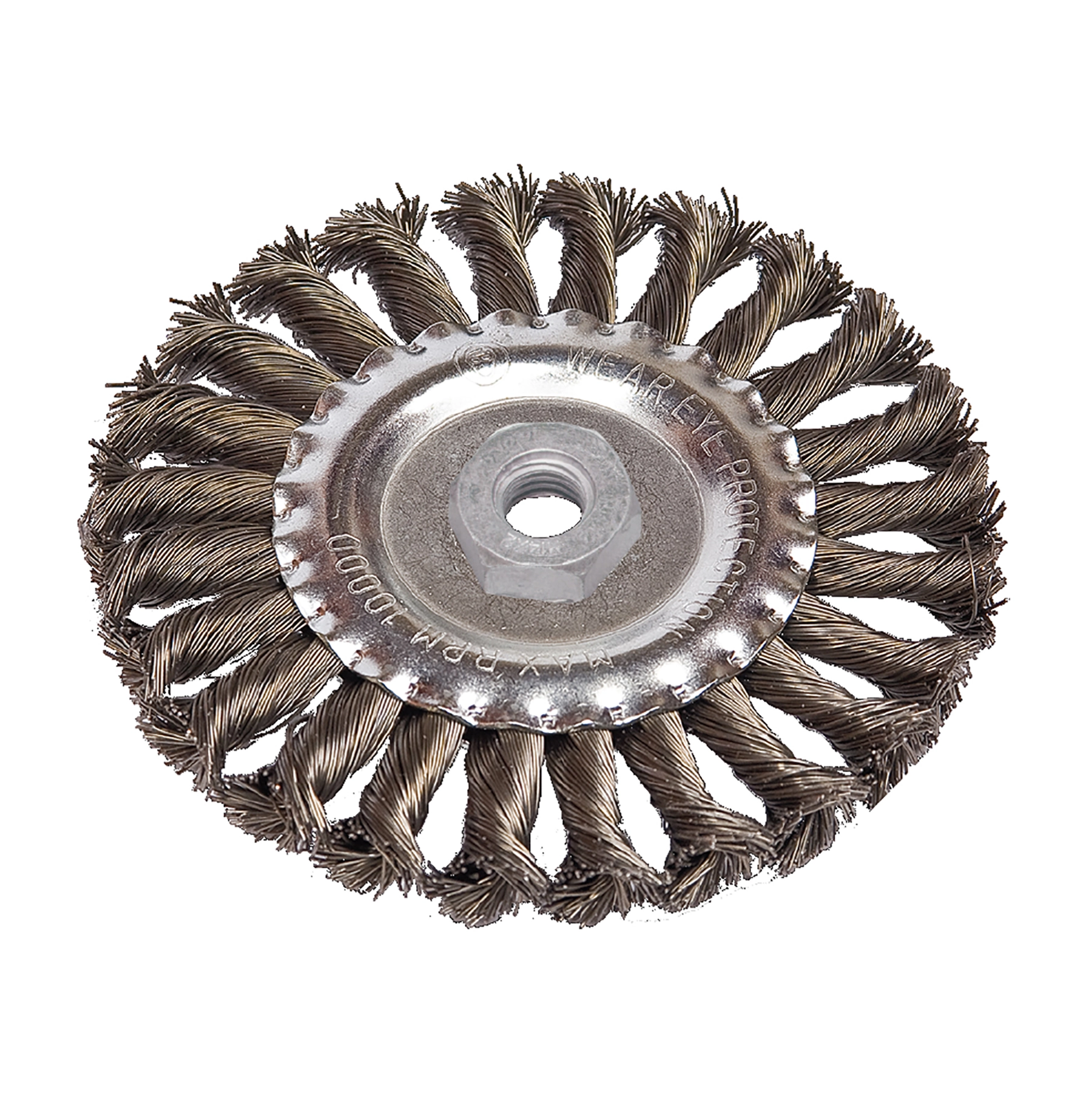 Escova de Aço Circular Trançada Aço Carbono 6" Belfix