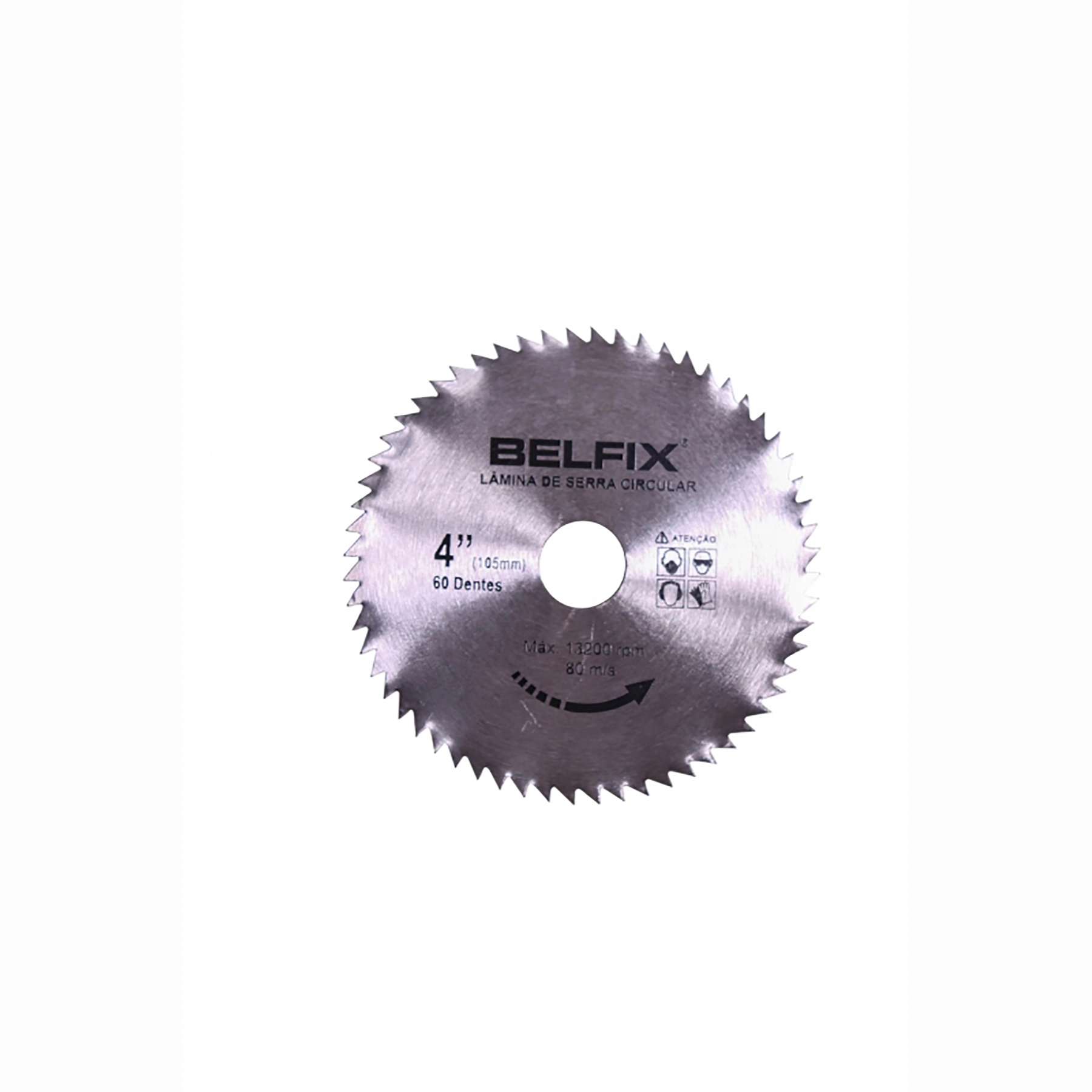 Disco de Serra Circular para Madeira 105x20mm 60 dentes Belfix