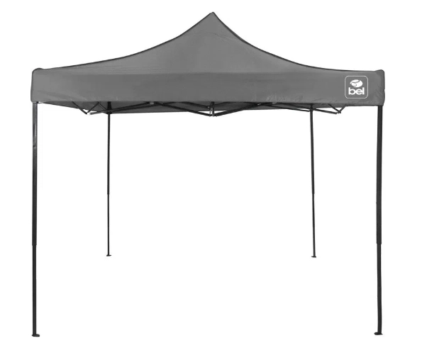 Tenda Gazebo Dobravel Pagoda Cinza 3x3m 334308 Bel Fix