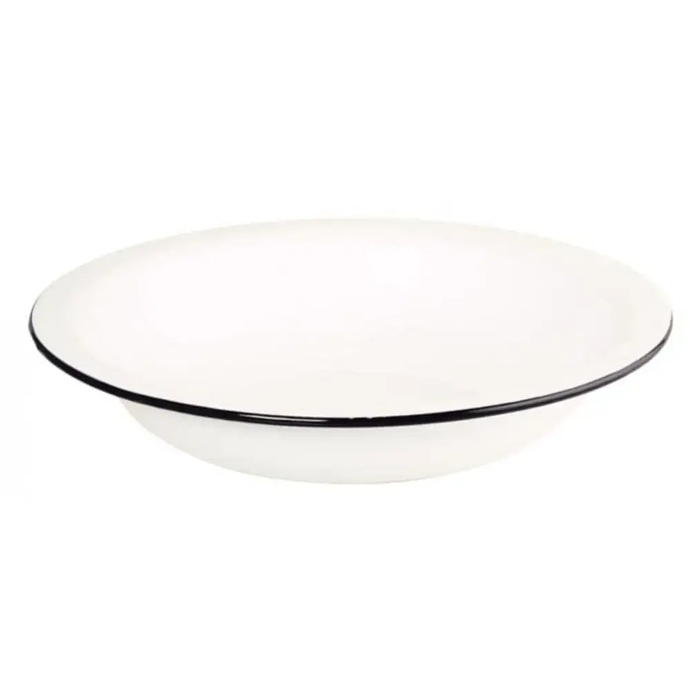 Bacia Esmaltada - Branca - 28 Cm