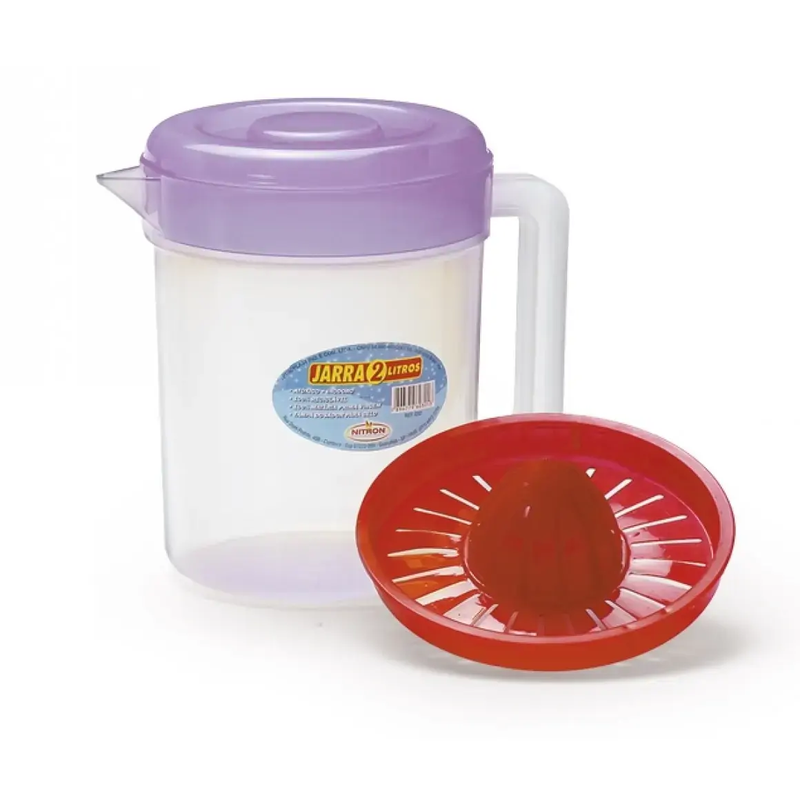 Jarra Nitron 2l Tampa/espremedor Ref 031