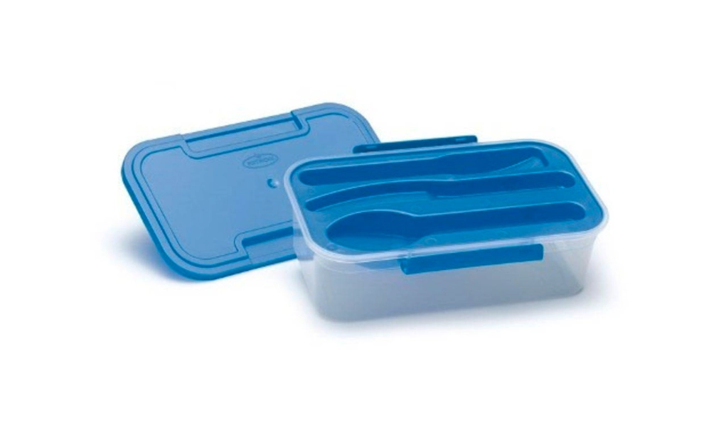 Marmita Grande Com Porta Talheres 1,2 Litros Marmibox