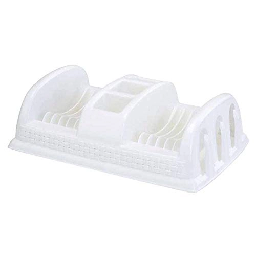 Escorredor De Pratos Branco Compacto Rattan