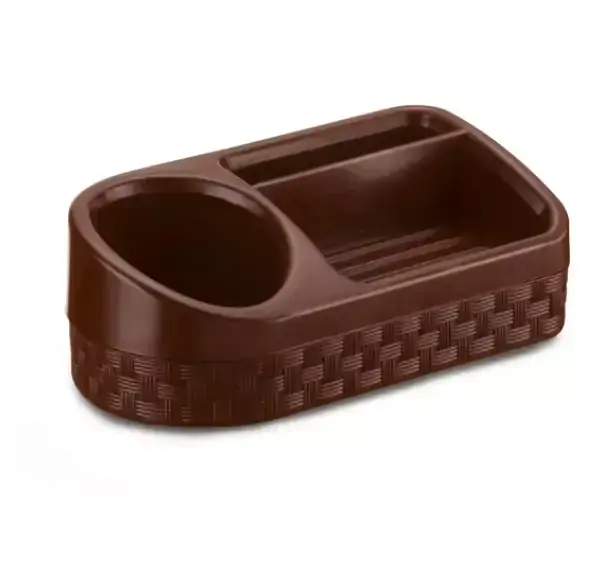 PORTA DETERGENTE RATTAN C/ BASE MARROM NITRON