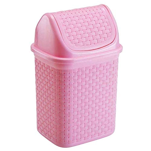Lixeira Pia Basc Rattan 4,5l Rosa Baby