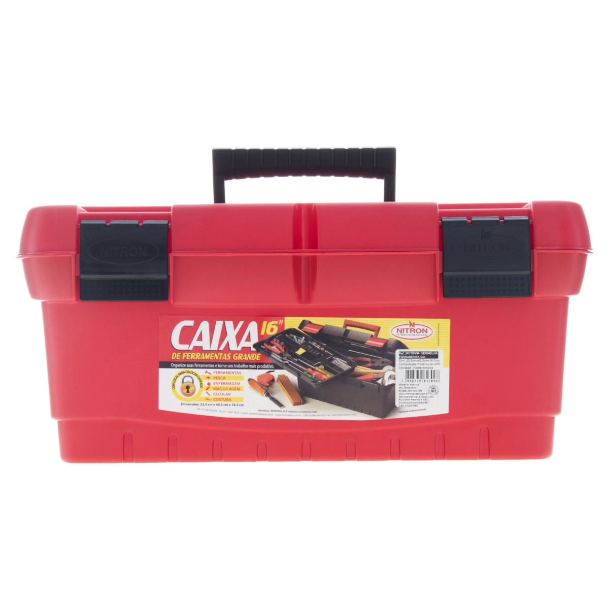 Organizador Vermelho Para Ferramenta Nitronplast G