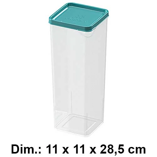 Pote Quadrado Modular Gg Verde 2.45l 323 006 506 Nitron