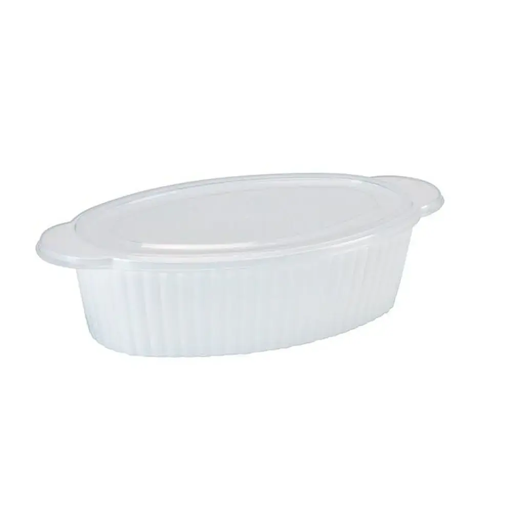 Pote Oval Canelado P 650 Ml