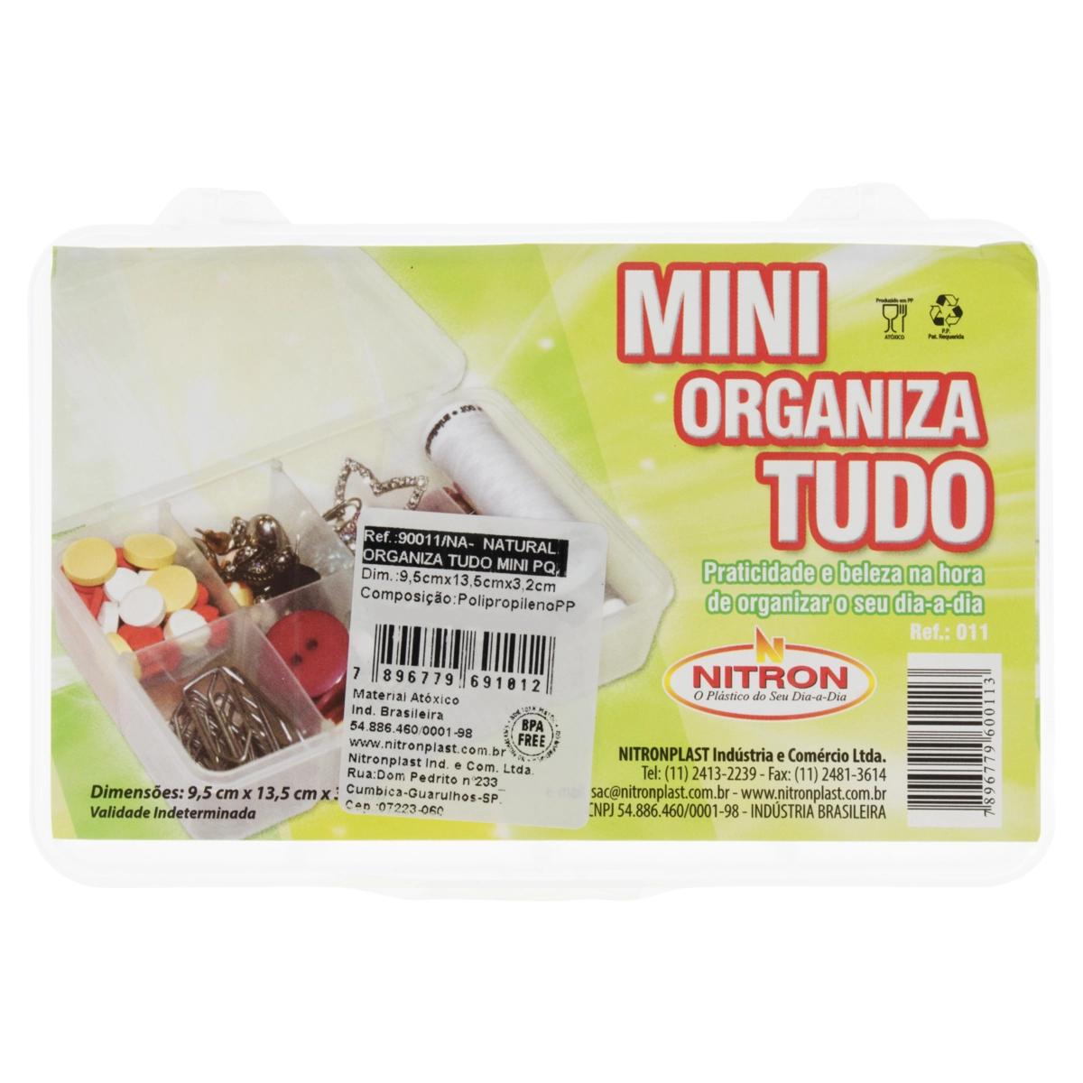 Organizador Com Divisórias Nitronplast Mini