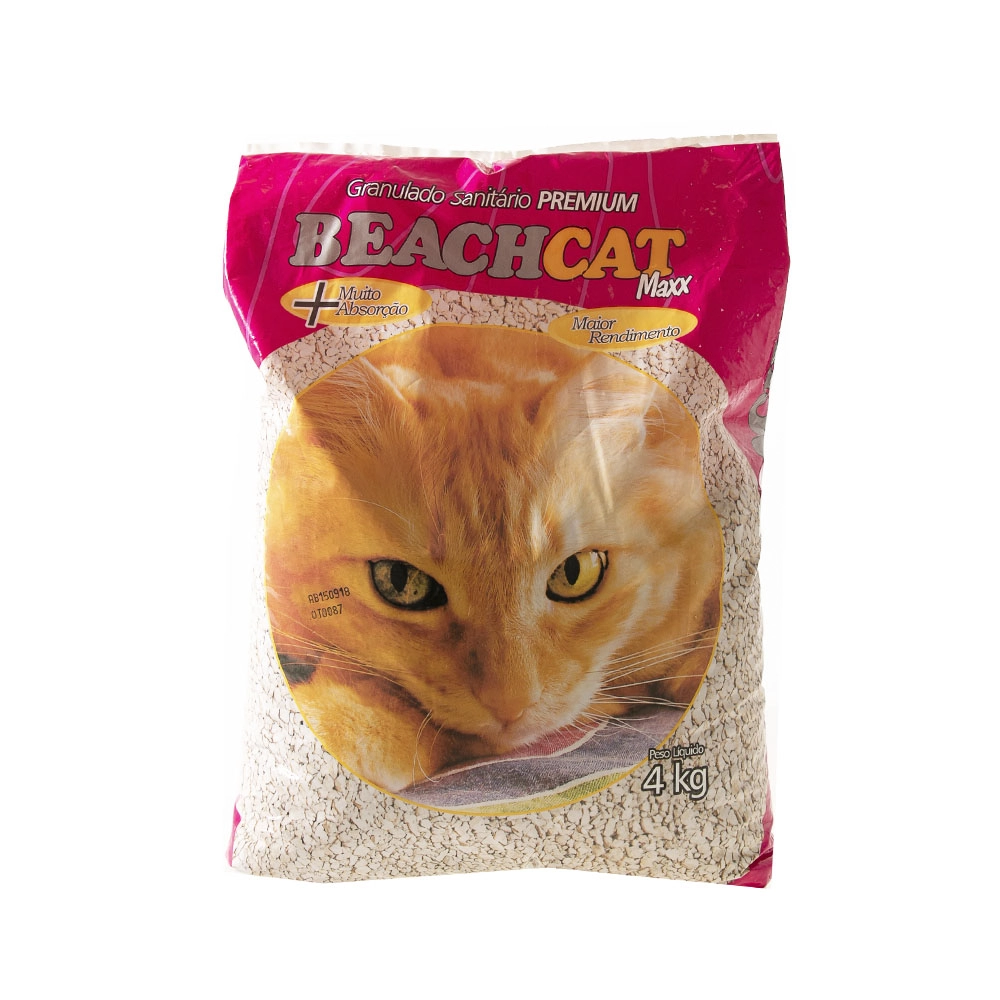 Areia Higienica Beachcat 4kg