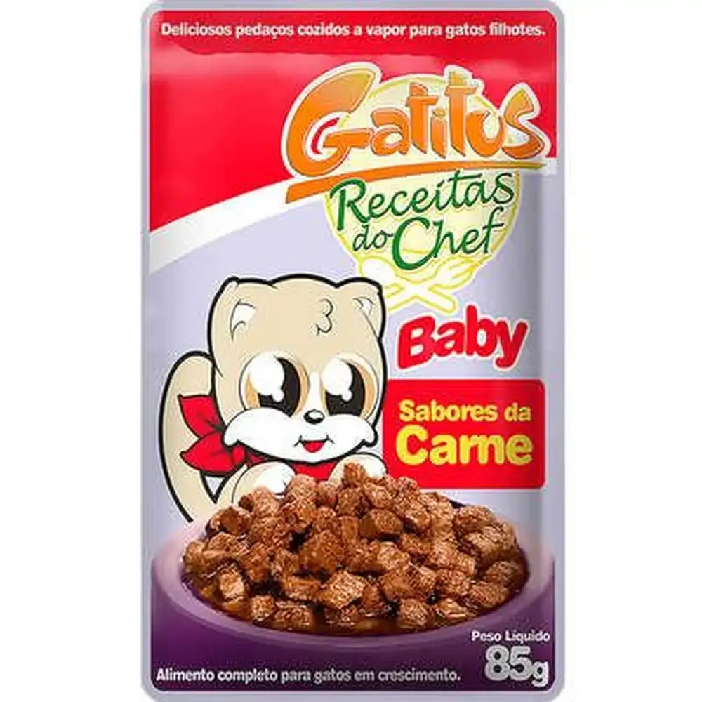 Alimento Xisdog Gatitus 100g Baby Carne