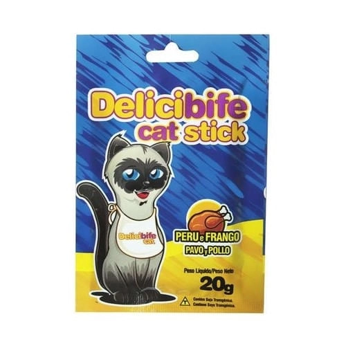 Pestico Bifinho Delicibife Gato Peru e Frango 20g