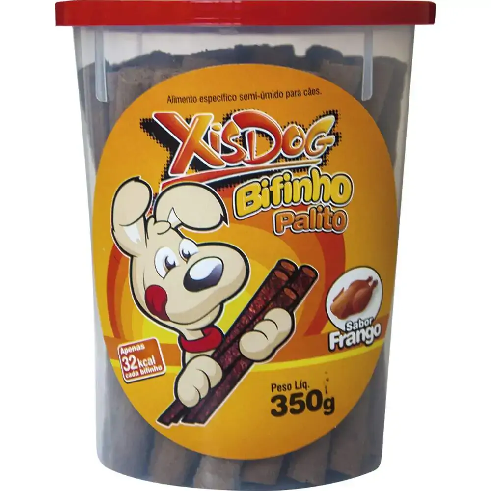 Xisdog Bifinho Frango Pote 350 Grs