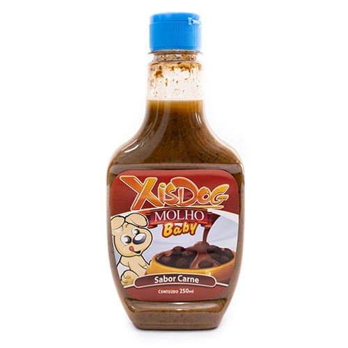 Molho Xisdog Para Cães Filhotes Sabor Carne