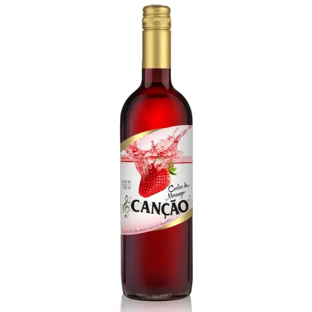 Vh Nac Cancao Cooler Morango 12x | Cooler Vinho Rosado Morango Ca