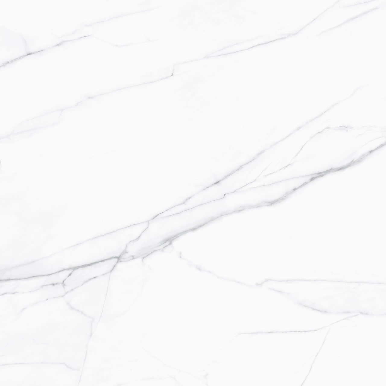 Porcelanato Marmorizado Polido Borda Reta Interno 82x82cm Carrara Branco Incesa