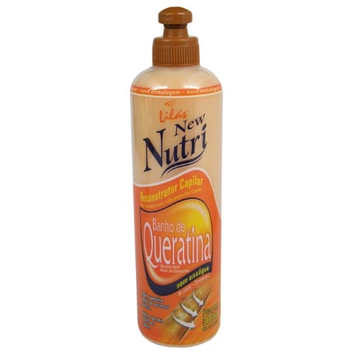 Brazilian Haircare New Nutri Keratin Bath Banho De Queratina Leave In Recons