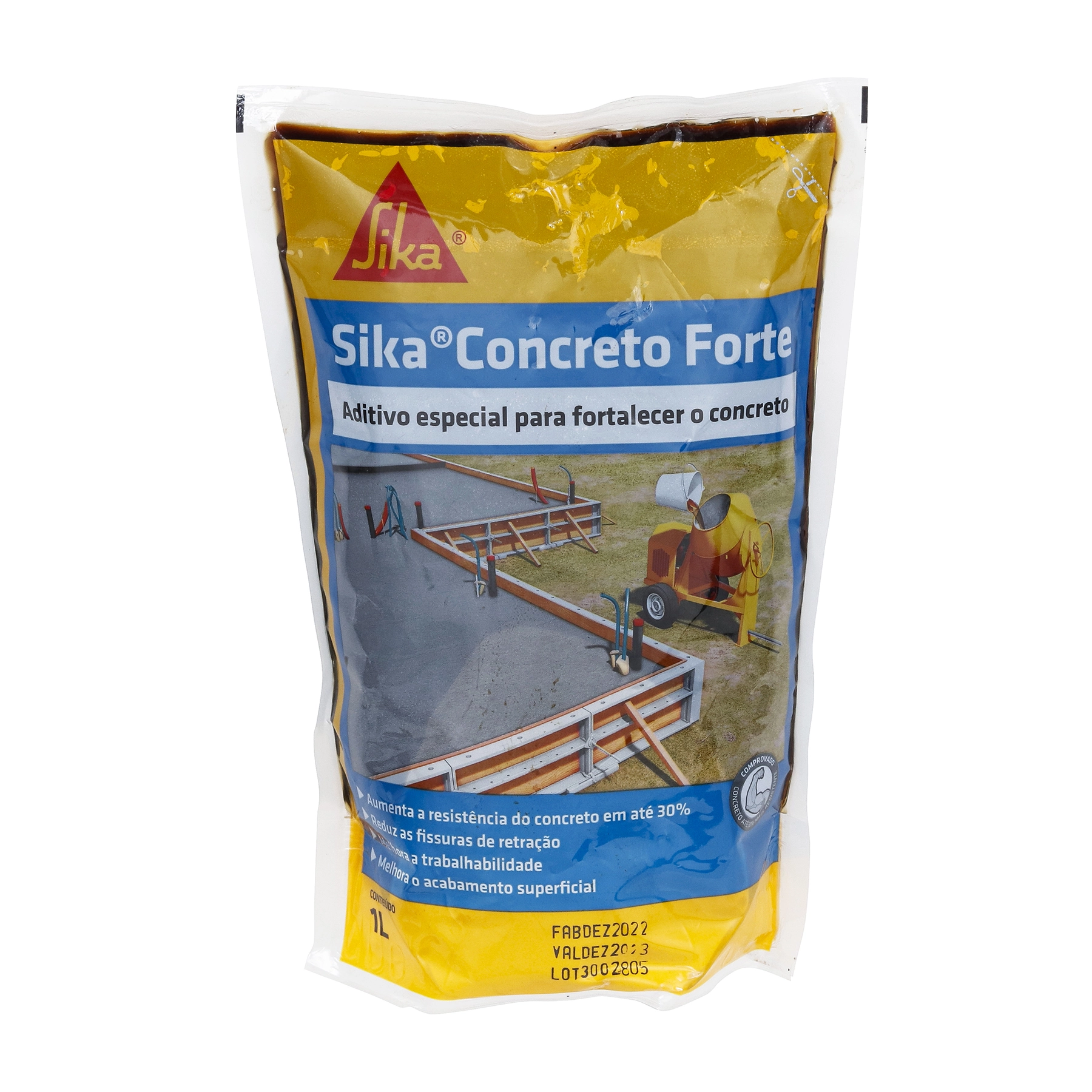 Aditivo Sika Concreto Forte 1L Marrom