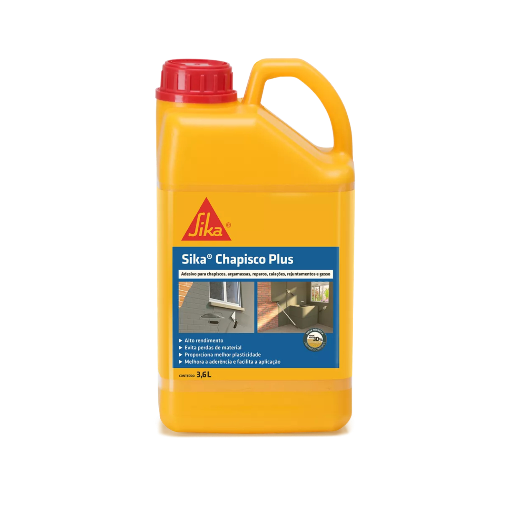 Aditivo para Chapisco Sika Plus 3,6L Amarelo