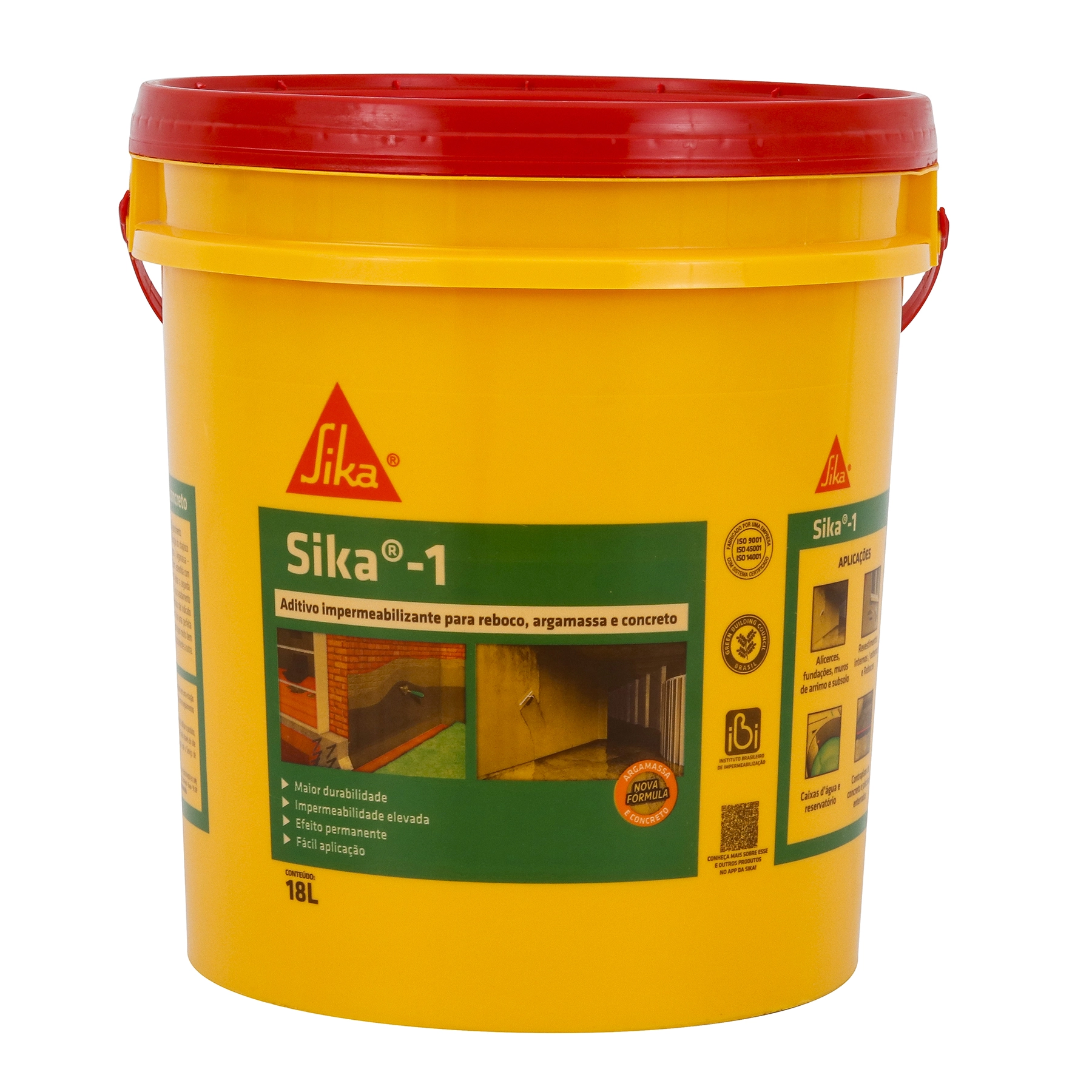 Aditivo Impermeabilizante Sika-1 Branco 18L