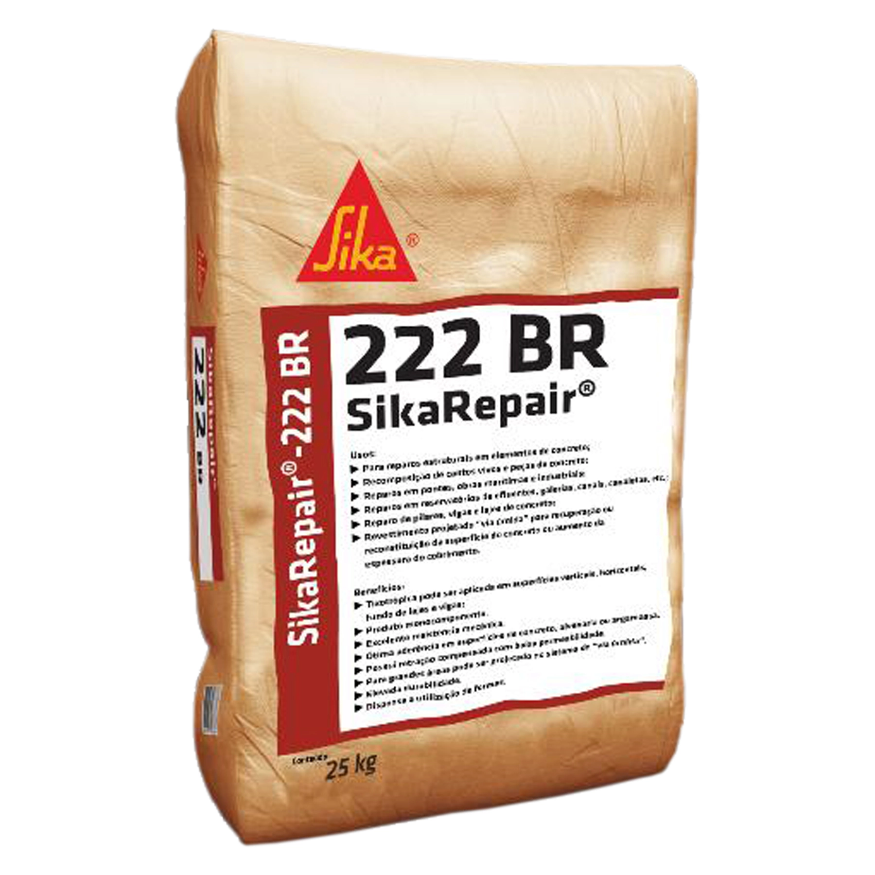 Argamassa Polimérica Impermeabilizante Sika Repair 222BR 25kg Cinza