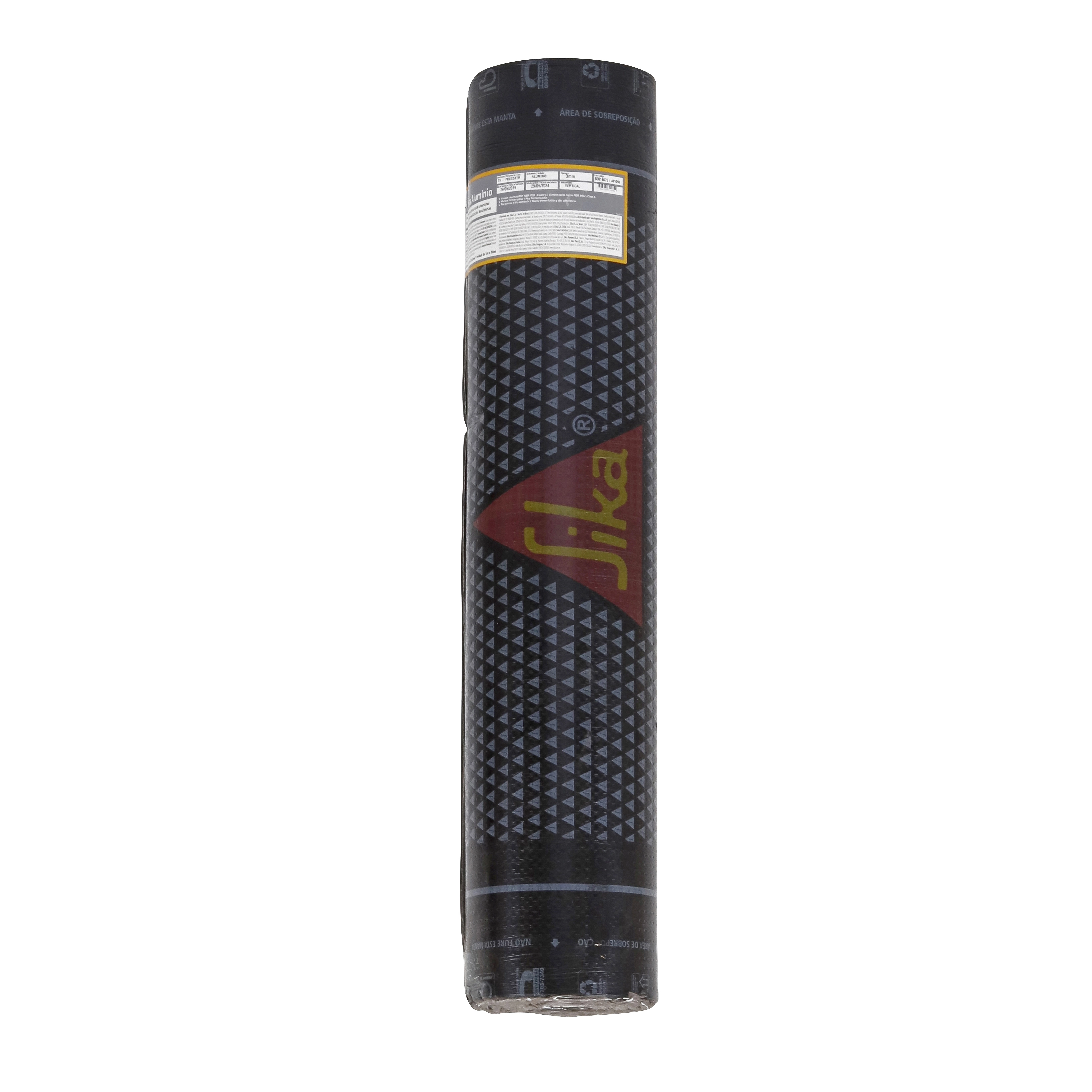 Manta Asfáltica Alumínio 3mm 1x10m Tipo II Sika