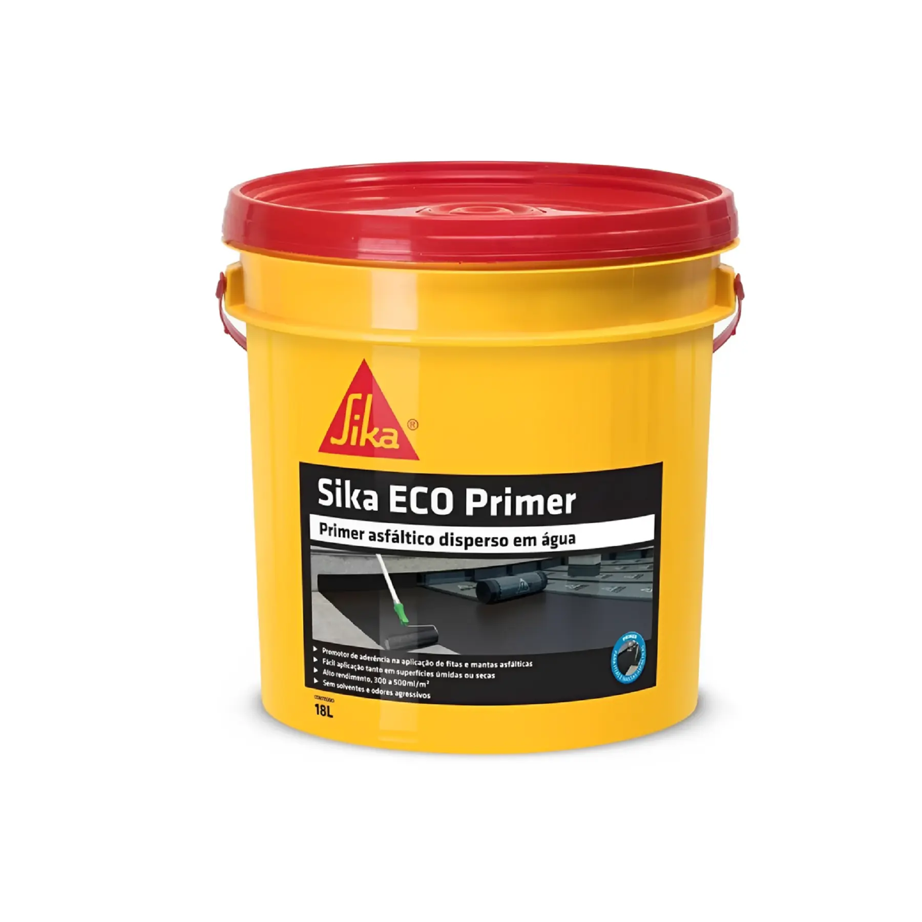 Manta Líquida Impermeabilizante Sika Eco Primer 50L Marrom