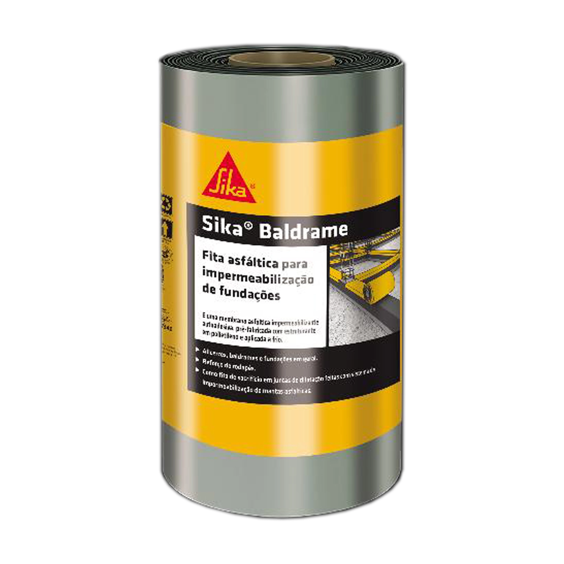 Fita Asfáltica Autoadesiva 30cmx10m Fundação Sika