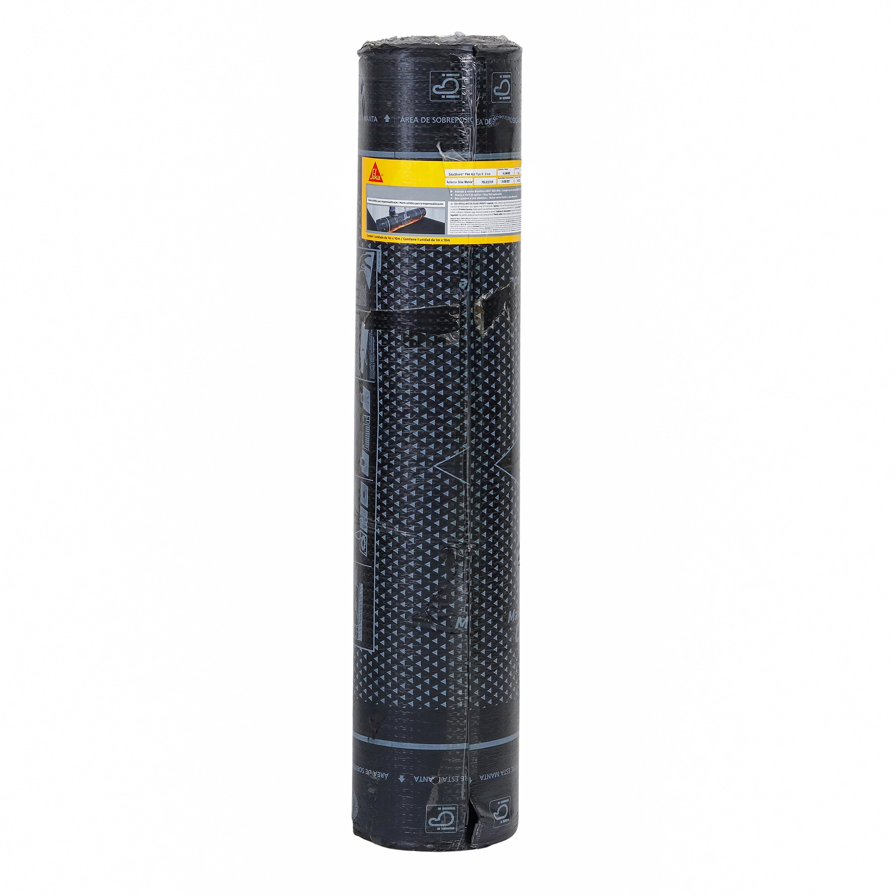 Manta Asfáltica Alumínio 3mm 1x10m Lâmina Asfáltica SikaShield P44 Sika