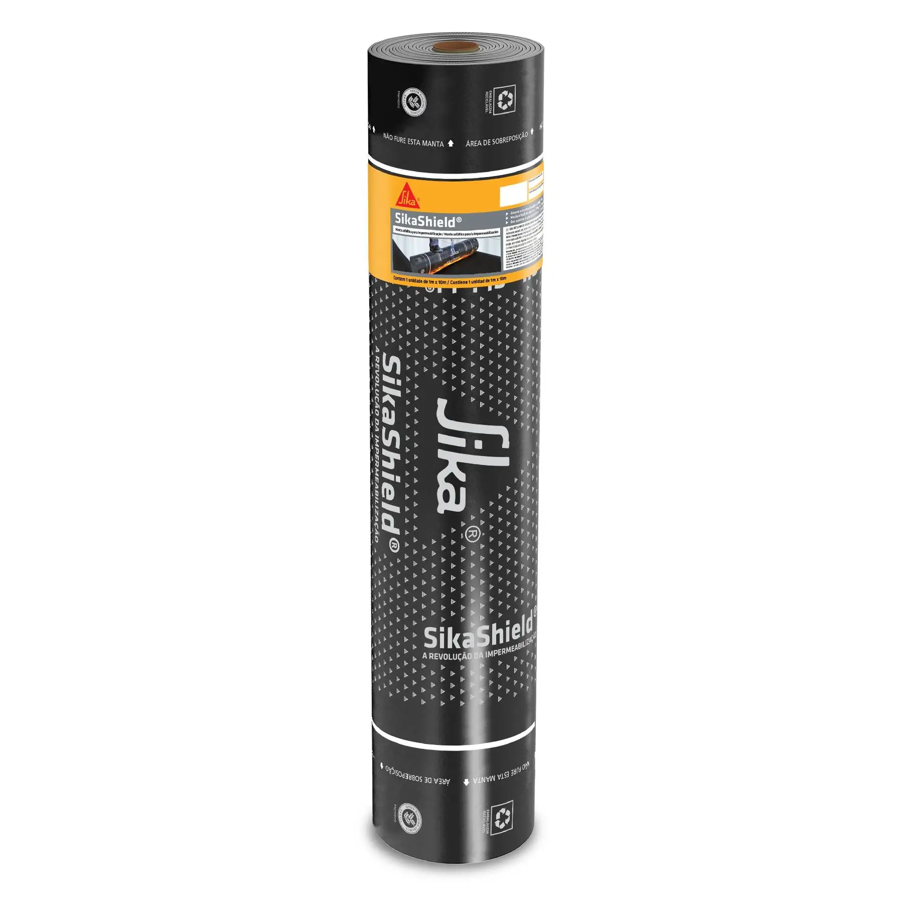 Manta Asfáltica Alumínio 4mm 1x10m Tipo I Classe B SikaShield P34 Sika