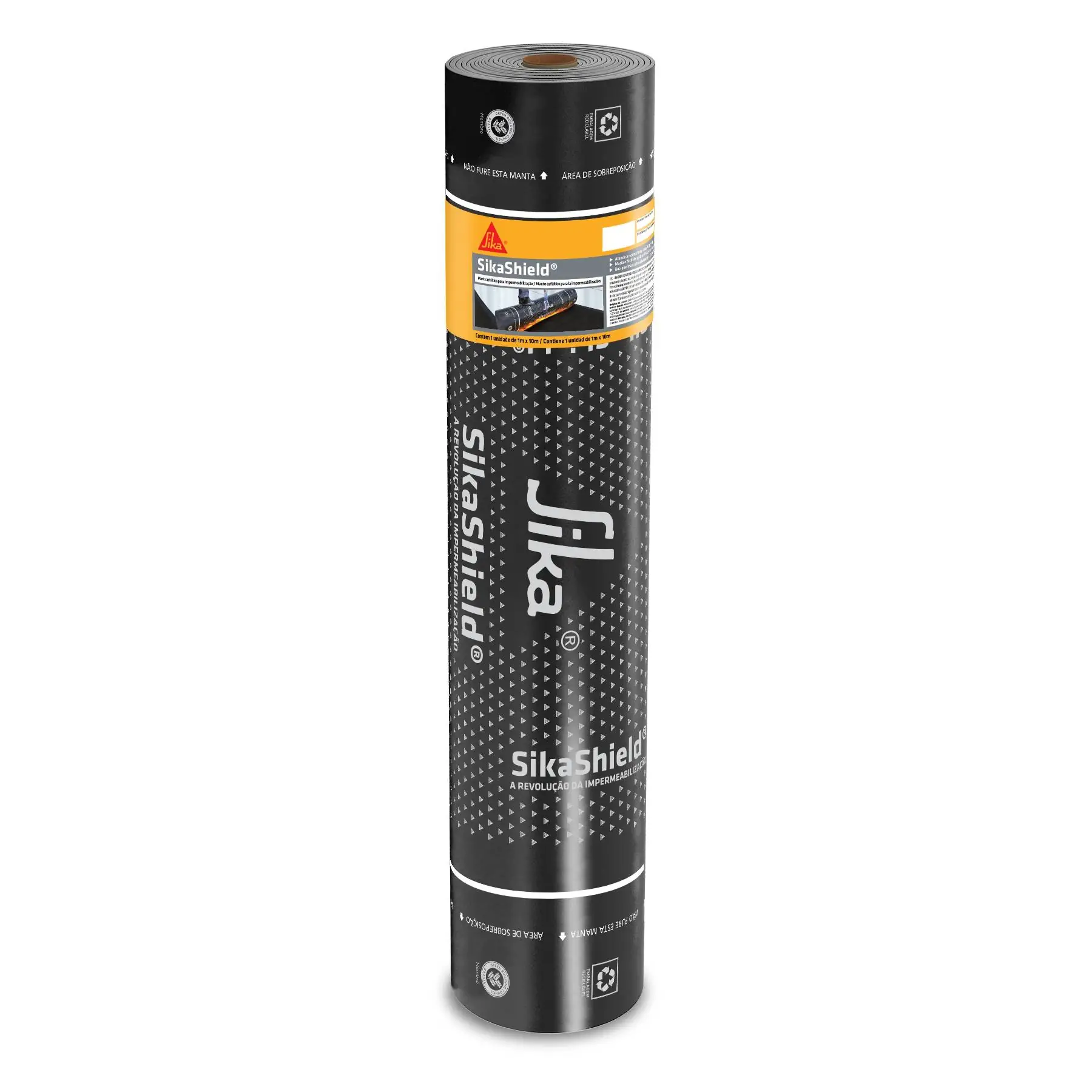 Manta Asfáltica Alumínio 3mm 1x10m Tipo III Classe B SikaShield P35 Sika