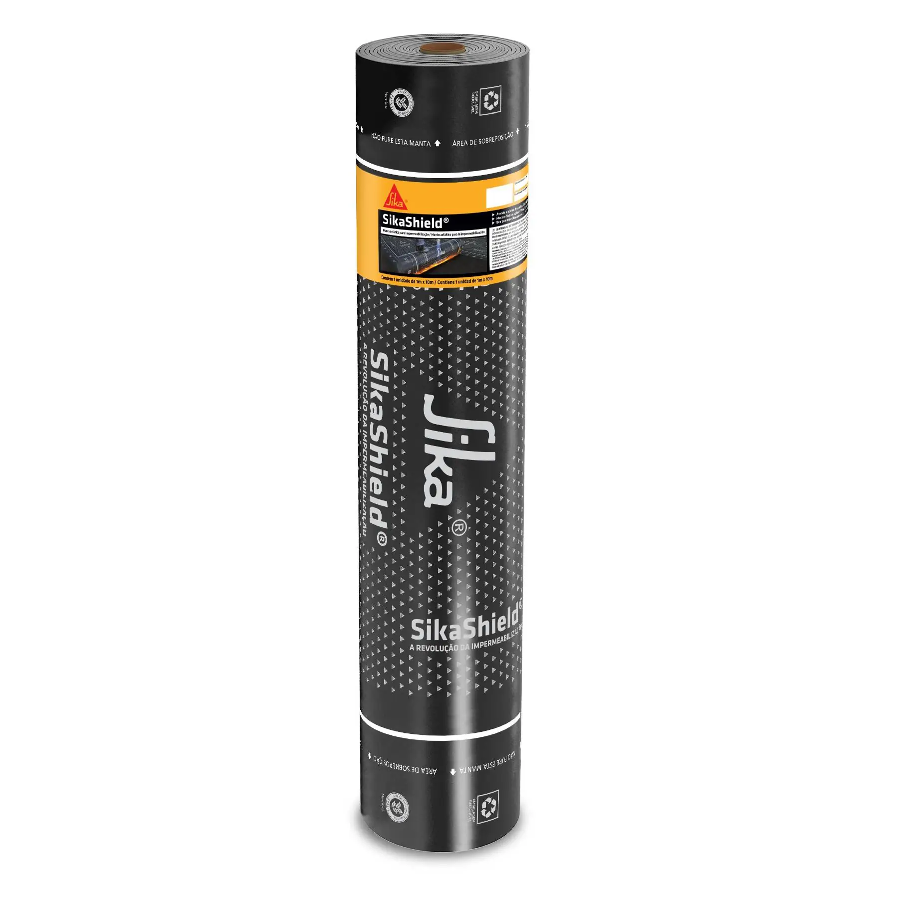 Manta Asfáltica PP 4mm 1x10m Tipo I Classe B SikaShield P34 Sika