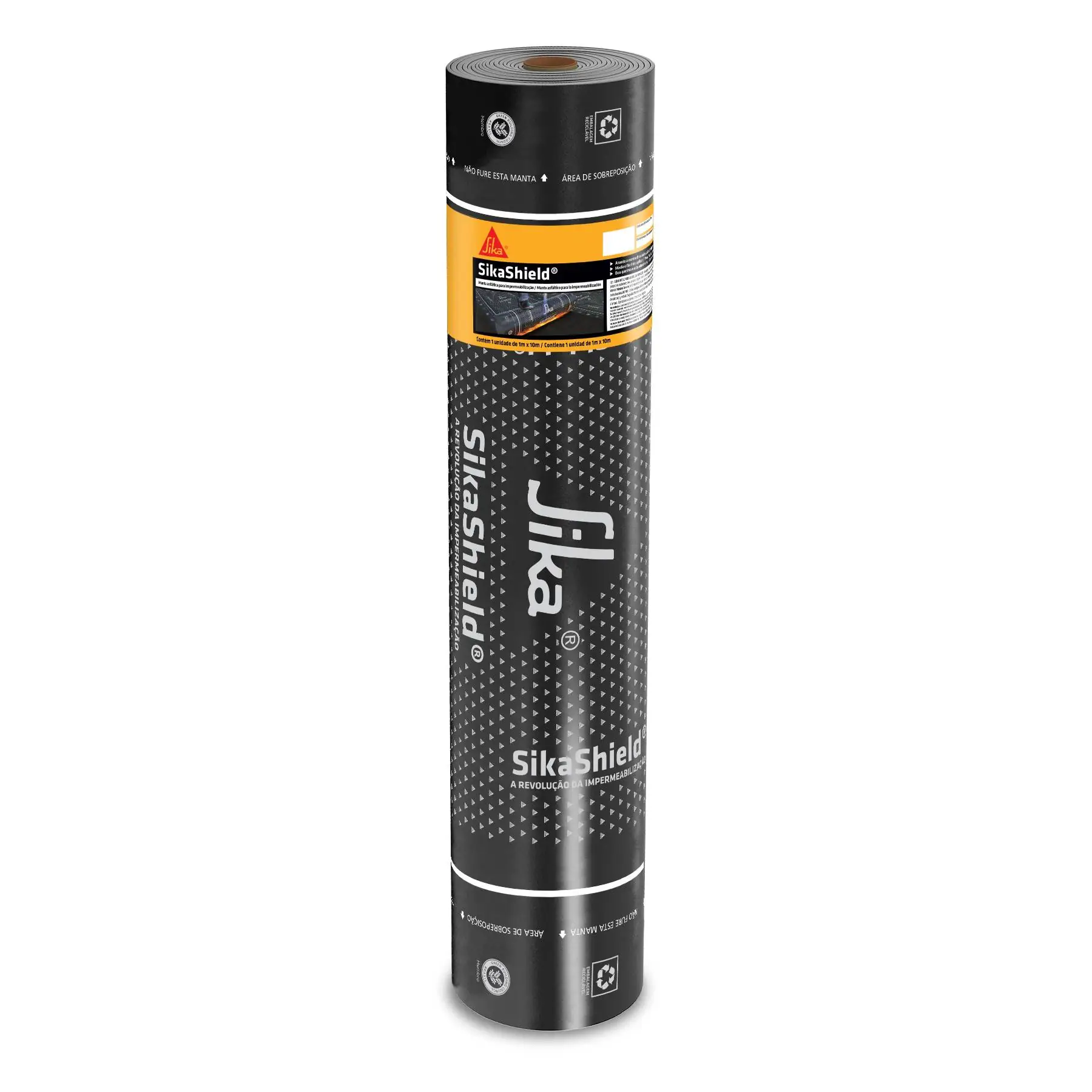 Manta Asfáltica PP 4mm 1x10m Tipo II Classe B SikaShield P34 Sika