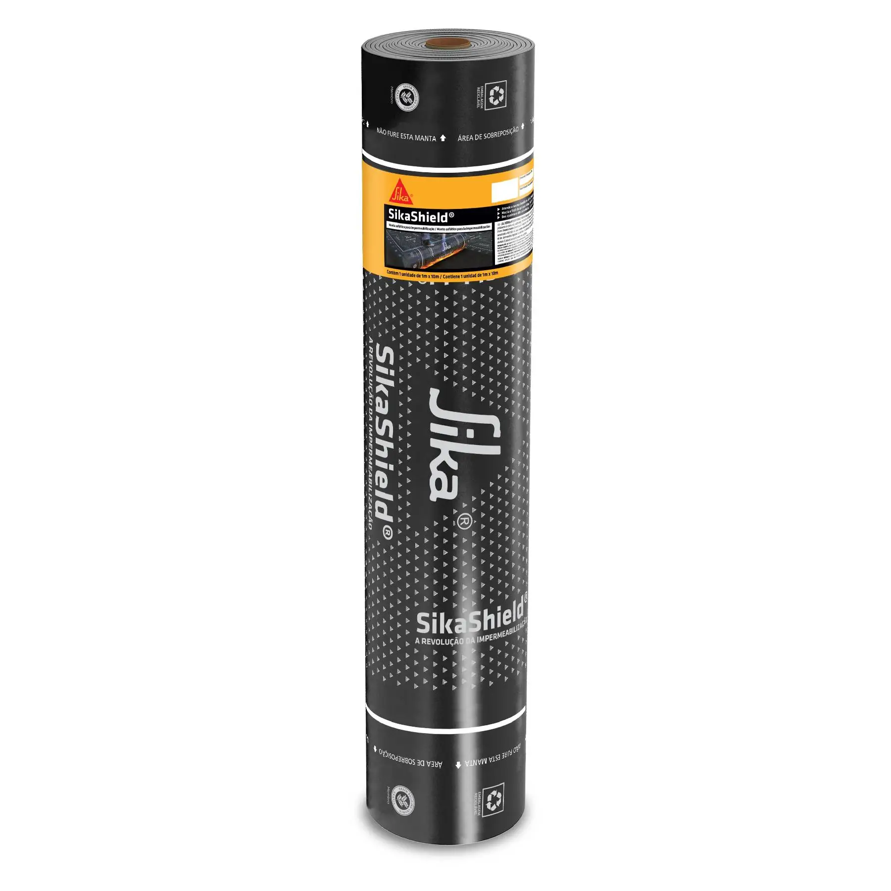 Manta Asfáltica PP 4mm 1x10m Tipo III Classe B SikaShield P35 Sika