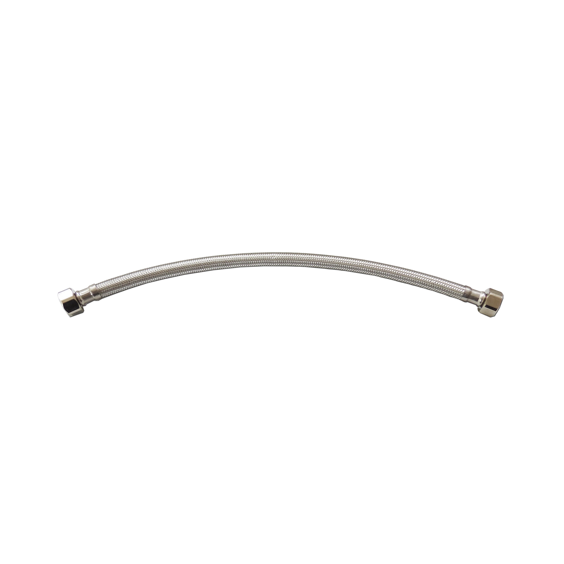 Mangueira Flexível para Água Cromado Alta Pressão 1/2" 40cm Wog