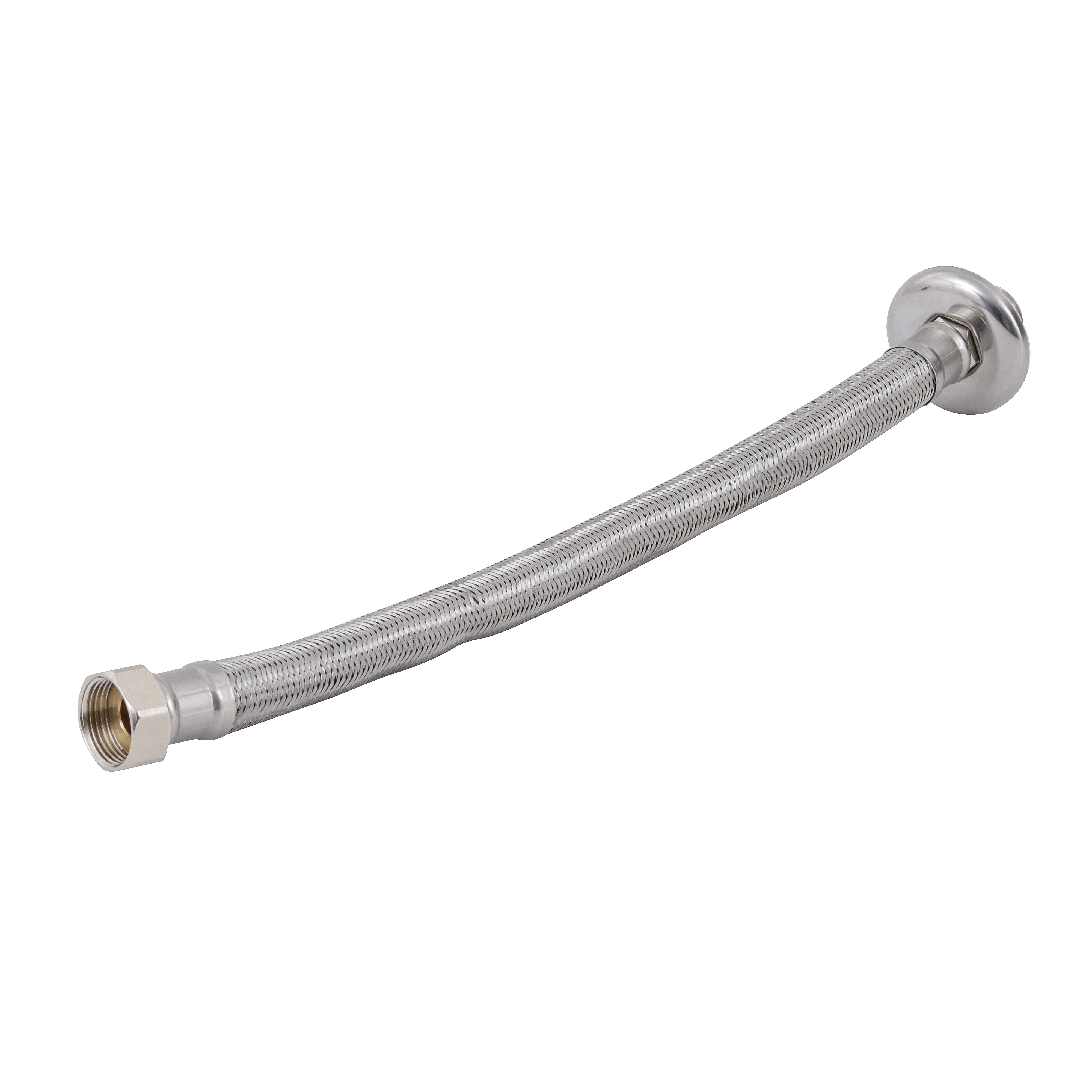 Flexível Água Trançado Cromado para Aquecedor de Água a Gás 3/4"x1/2" 40cm Equation