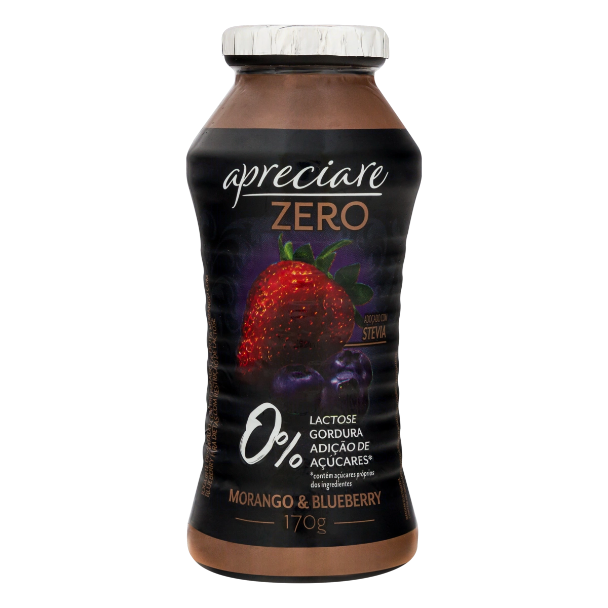 Iogurte 0 Lac Morango Blueberry 170g Apreciare