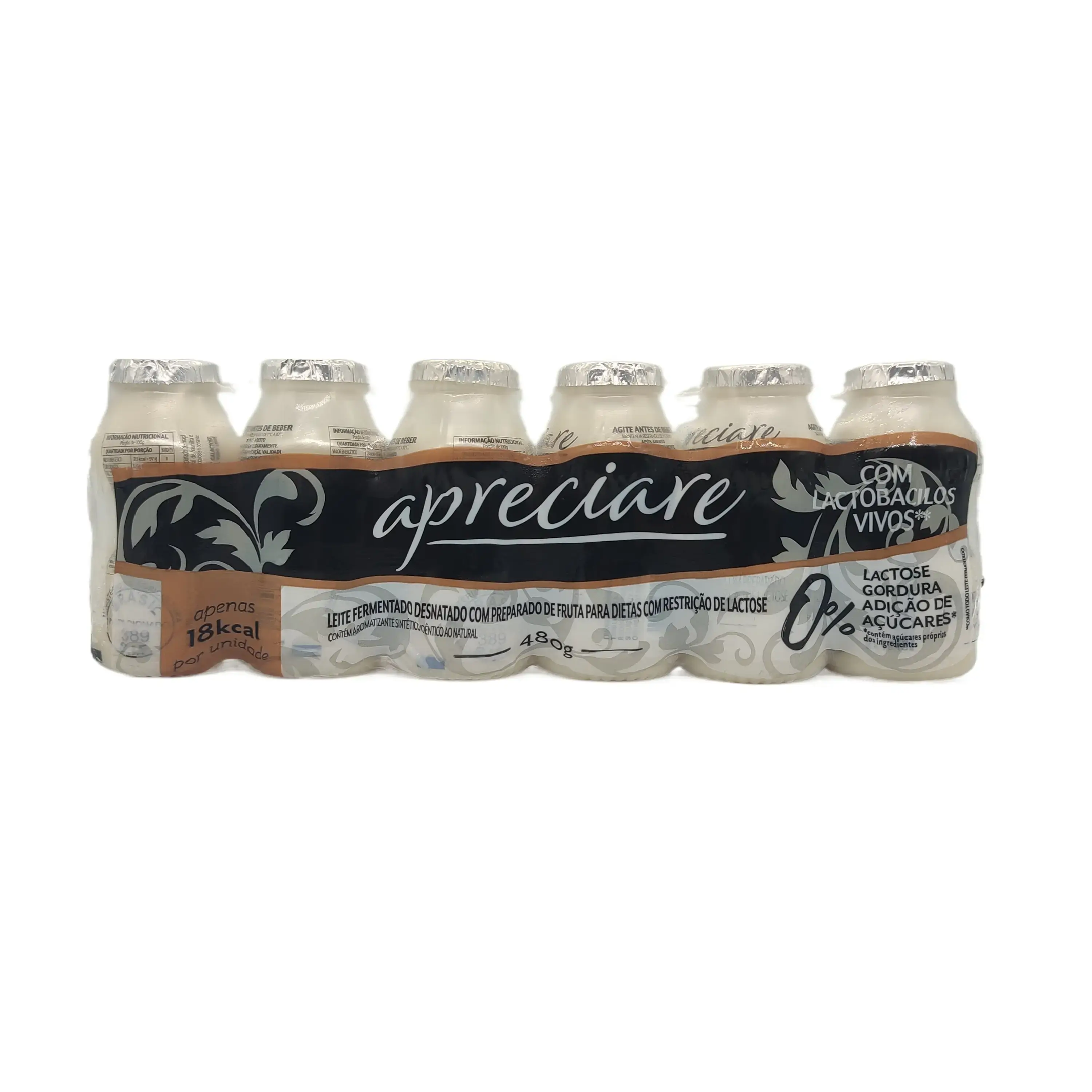 Leite Fermentado Zero Lactose Apreciare 480g