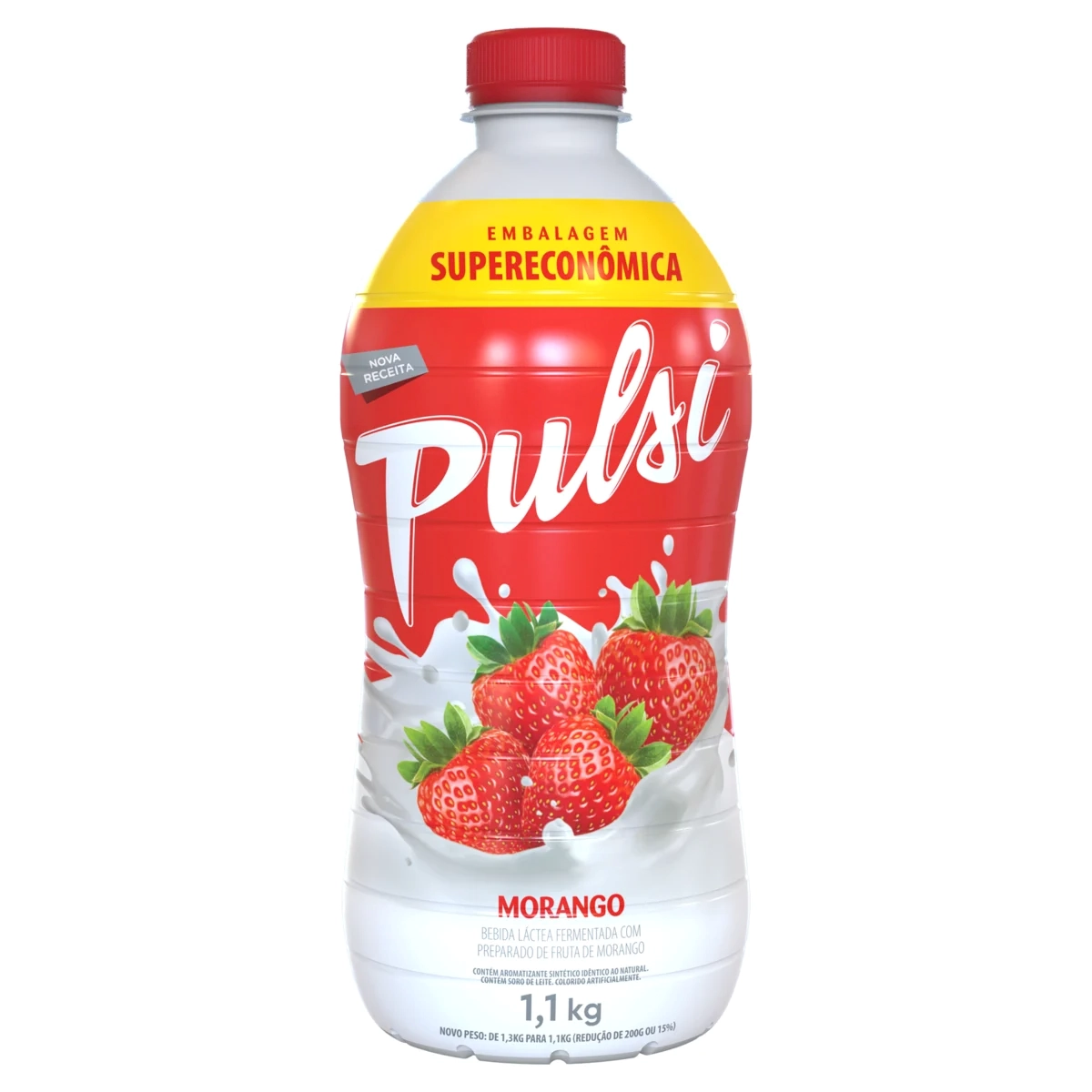 Beb Lactea Pulsi 800g Morango