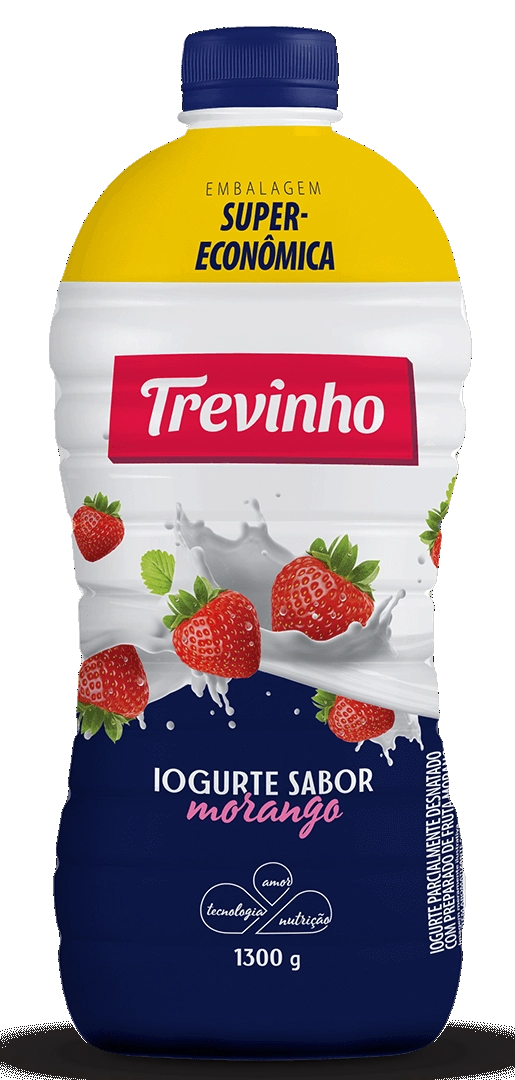 Iog Trevinho Liq 1,100g Morango