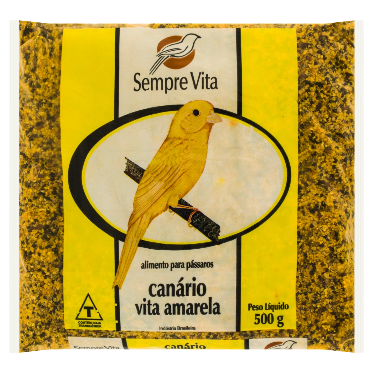 Alimento Para Pássaros Vita Amarela Canário Sempre Vita Pacote 500g