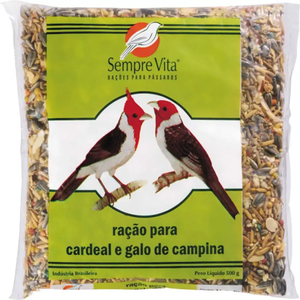 Ração Cardeal e Galo Campina Sempre Vita 500g