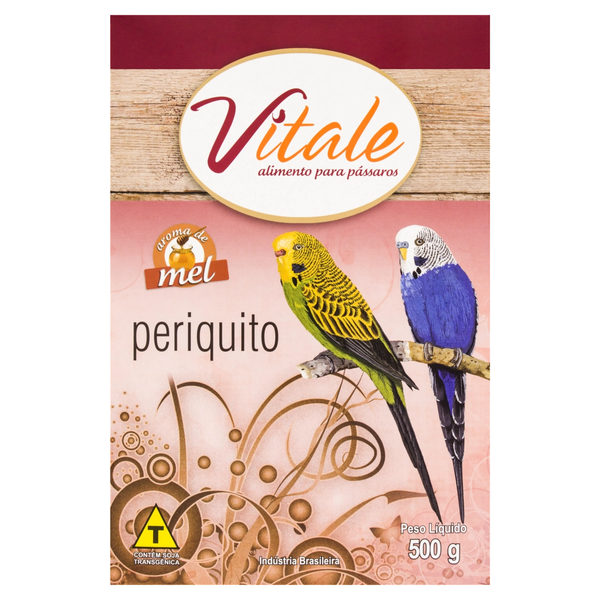 Alimento Para Pássaros Periquito Vitale Caixa 500g