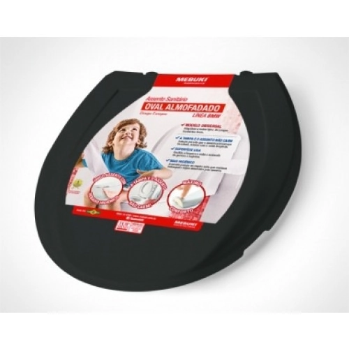 Assento Sanit.mebuki Almof.oval Pto