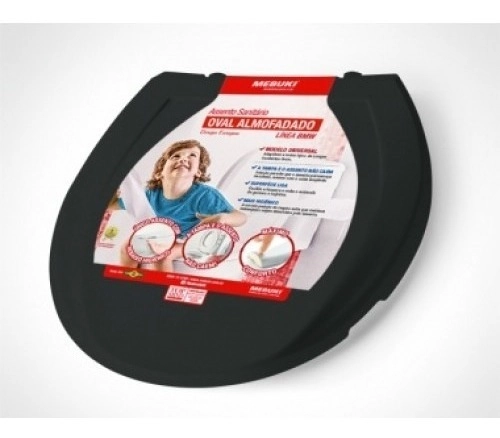 Assento Sanit.mebuki Oval Preto