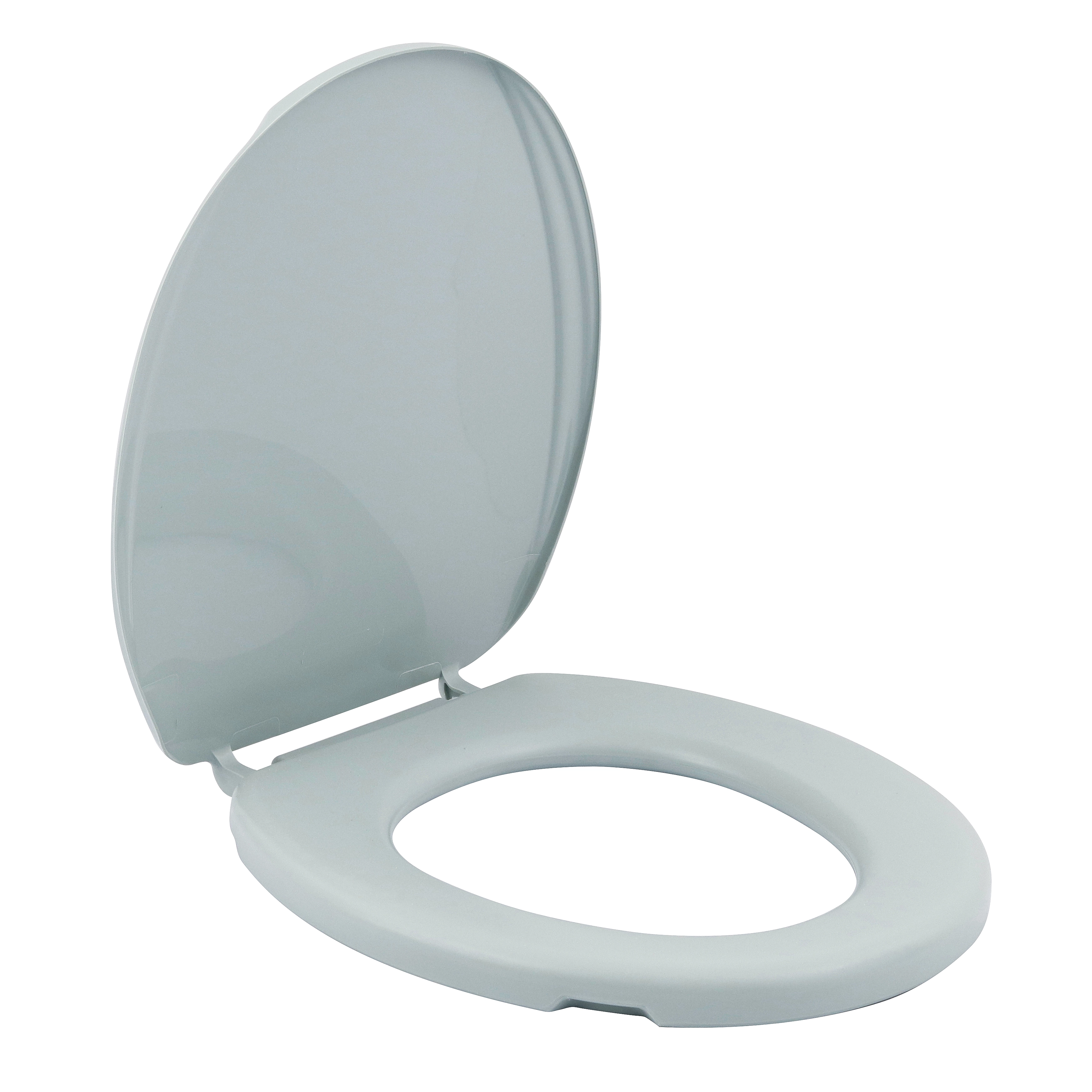 Assento Sanitário Almofadado Convencional com Fechamento Comum Oval Polipropileno Verde Mebuki