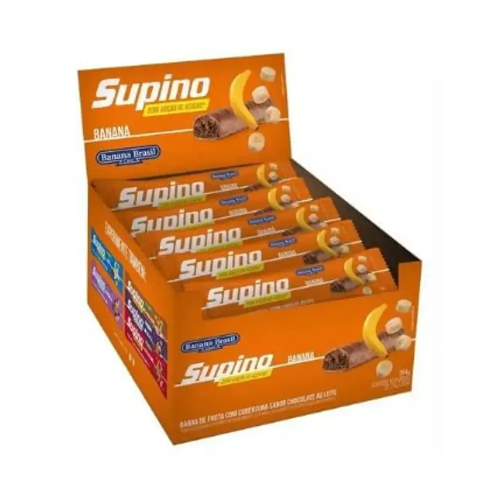 Barra De Fruta Supino Light Banana Com Chocolate