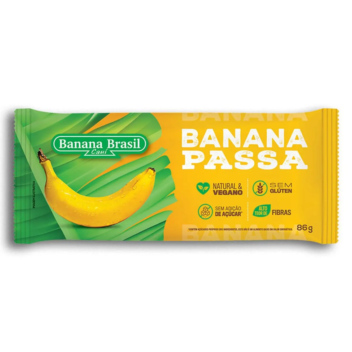 Banana Passa Banana Brasil Caixa 774g 9 Unidades