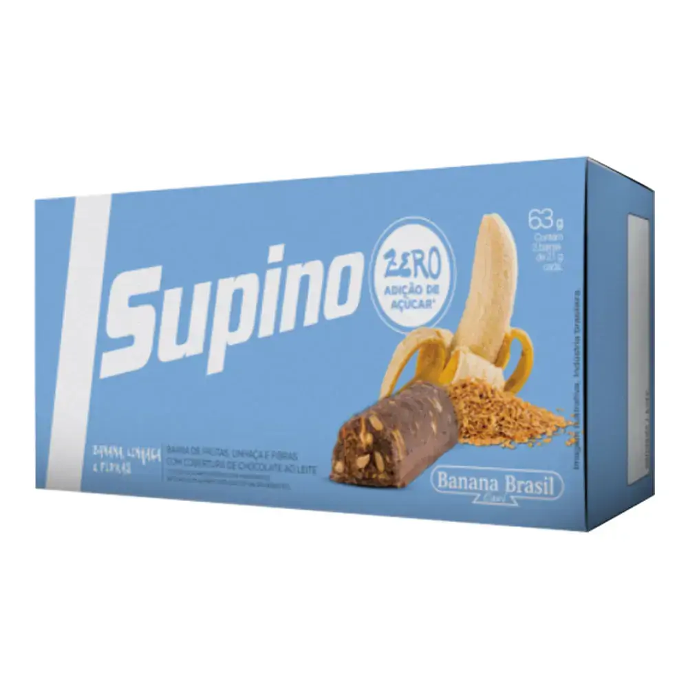 Barra Fruta Supino Light 81gr Banana C/damasco